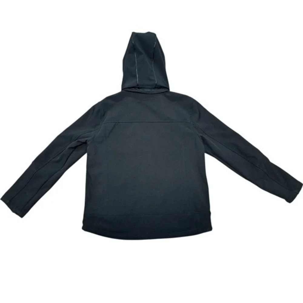 Urban Republic Mens Black Hooded Softshell Jacket Size‎ L